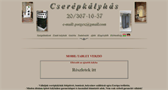Desktop Screenshot of cserepkalyhas.eu